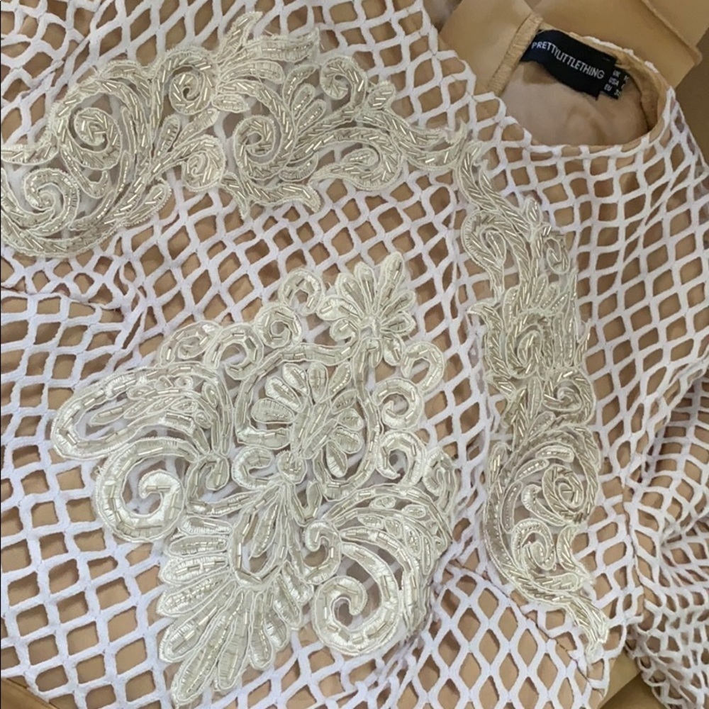 Stunning dress sequin and peplum skirt christmas holiday date thanksgiving xmas - Picture 2 of 2